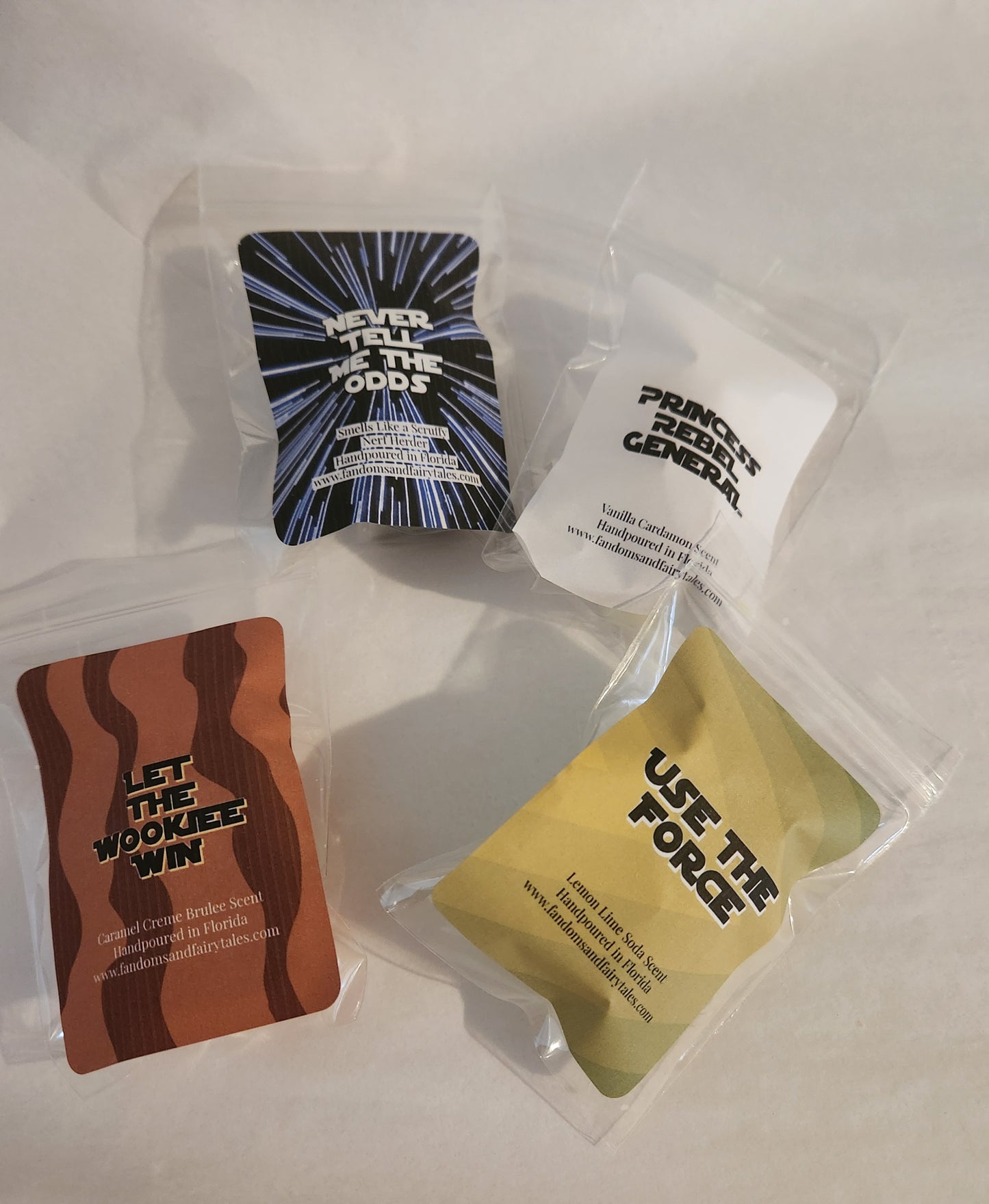 A Galaxy Far Far Away Wax Melt Sampler Set - 4 Wax Melt Samples