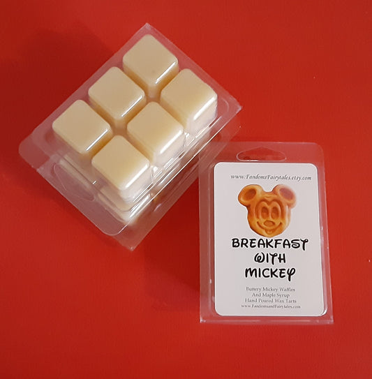 Breakfast with Mickey - Mickey Waffle candles, wax melts or room spray