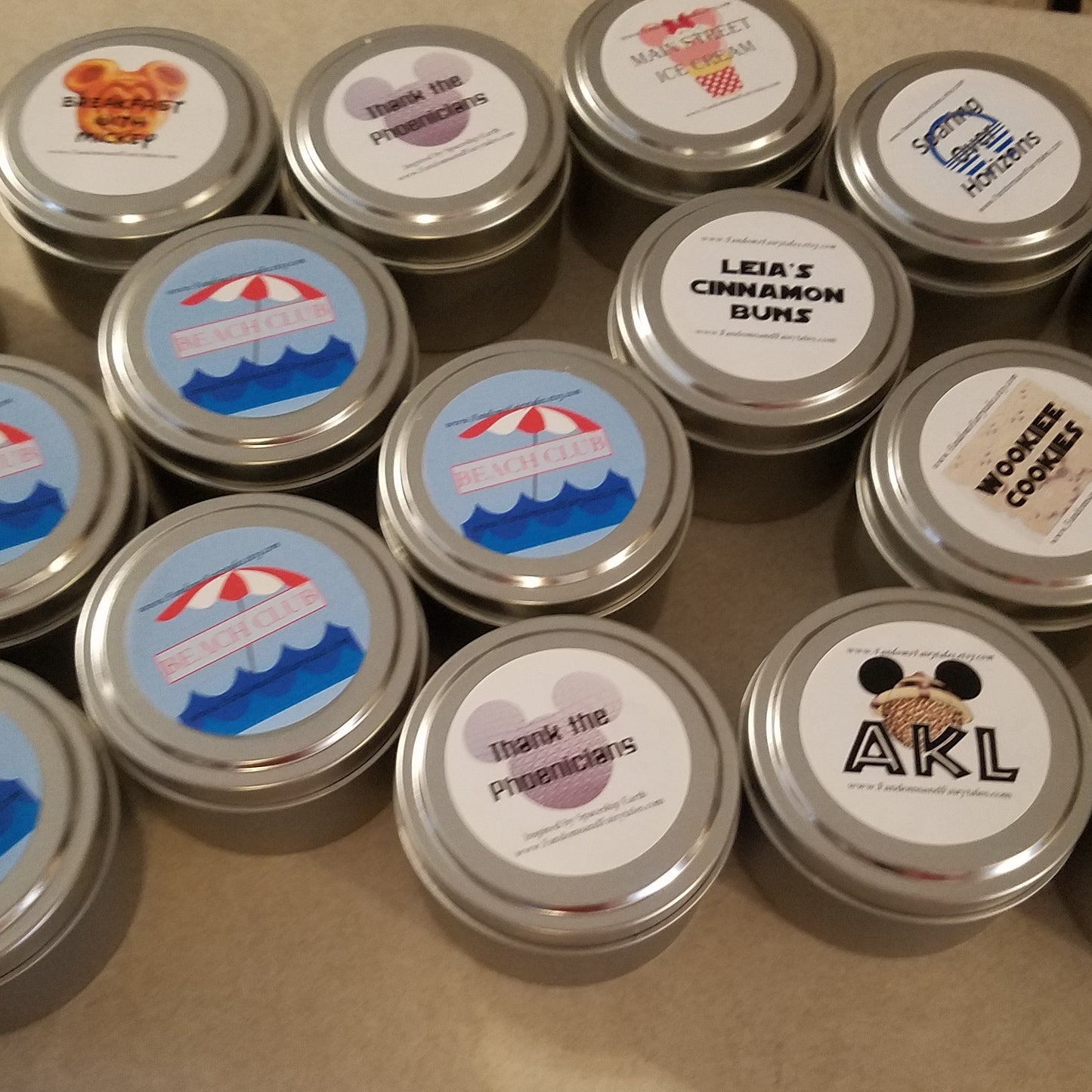 Set of Two WDW Inspired Candles, Perfect gift for WDW Fans!